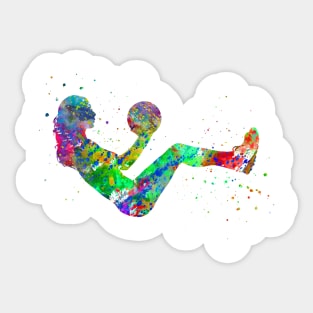 Woman fitness Sticker